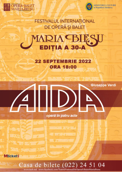 AIDA- opera in patru acte de Giuseppe Verdi