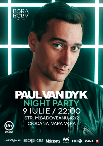 Night Party! PAUL VAN DYK (mese cu depozit)