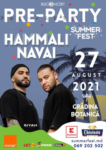 HammAli & Navai - Pre-Party Summer Fest 2021